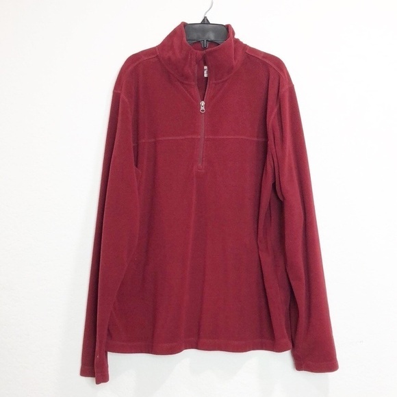 Alpine Designs red fleece half zip jacket - Picture 1 of 4